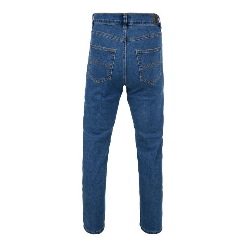 Kam Classic Fit Stretchable Jeans Stone Washed Blue