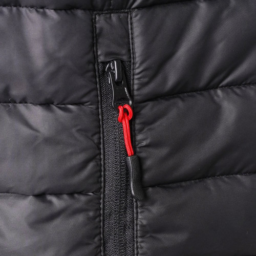 KV141 Zip Thru Gilet BLACK