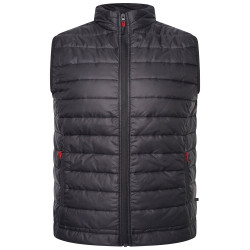 KV141 Zip Thru Gilet BLACK