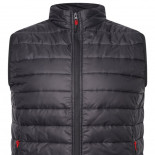 KV141 Zip Thru Gilet BLACK