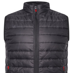 KV141 Zip Thru Gilet BLACK