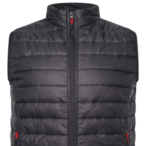 KV141 Zip Thru Gilet BLACK
