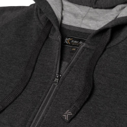 7069 - Cut & Saw Zip Up Hoody Charcoal