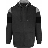 7069 - Cut & Saw Zip Up Hoody Charcoal