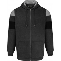 7069 - Cut & Saw Zip Up Hoody Charcoal