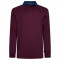 5534 LS Rugby Polo with Denim Collar FIG
