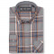 6350 LS Casual Check Shirt GREY STONE