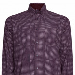 6360 LS All Over Geo Print Shirt FIG