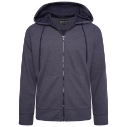 7078 Textured Interlock Hoody INDIGO