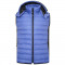 131 - Hodded Quilted Gilet Royal Blue