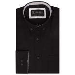 P020 LS Premium Oxford Shirt BLACK
