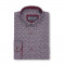 P050 - Premium Pattern Shirt Burgandy 