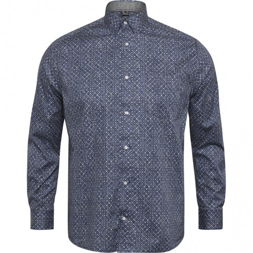 43134 - Stretchable Fine Circle printed shirt 