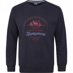 53122 North Latitude Sweat with embroidery Night Sky
