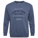 43327 North Logo sweater Dusty Blue