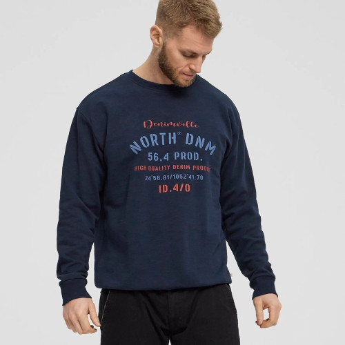 43327 North Logo sweater Dark Blue