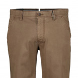 2300 - Odessa Stretchable Fine Printed Chino Brown