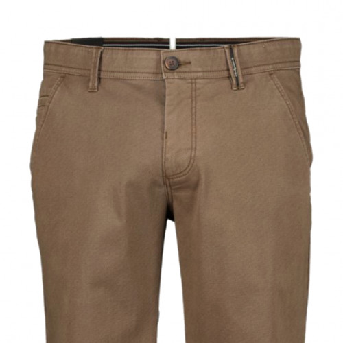 2300 - Odessa Stretchable Fine Printed Chino Brown