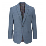 Hexham Wool blend Textured Blazer Blue