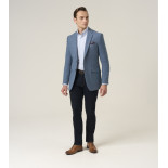 Hexham Wool blend Textured Blazer Blue