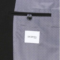 REEVE Double Breasted Car Coat Black