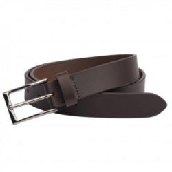 Oxford Leather Trouser Belt - 100% Genuine Leather Brown