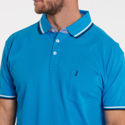 41121 North 56°4 pique polo Blue