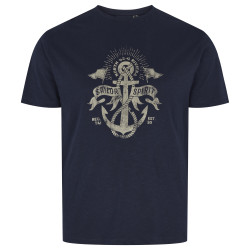 41142 North 56°4 printed t-shirt Navy Blue