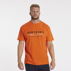 41145 North 56°4 printed t-shirt Orange