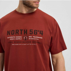 North 56°4 Printed T-shirt 43109 Rust