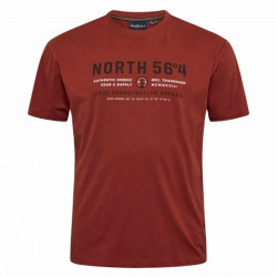 North 56°4 Printed T-shirt 43109 Rust