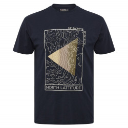 51127 N°RTH printed t-shirt Night Sky