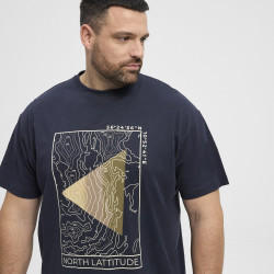 51127 N°RTH printed t-shirt Night Sky