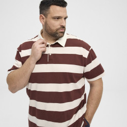 51315 NORTH LATITUDE denim rugby polo Bordeaux