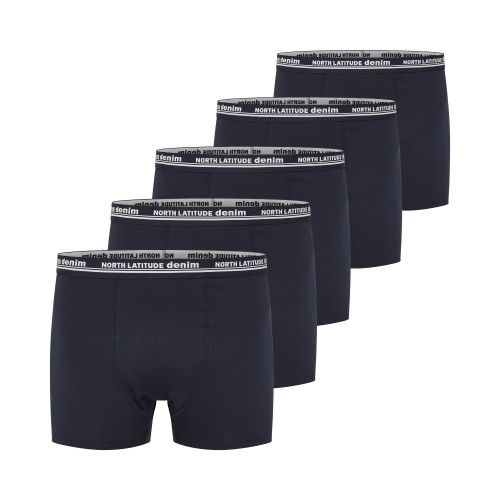 99341 NORTH 5 pack Boxer Shorts Navy