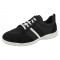 Tim - Wide Fit Lace Canvas Shoe Black