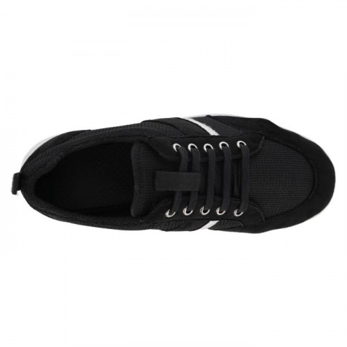 Tim - Wide Fit Lace Canvas Shoe Black