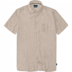GS-5086 Linen/Cotton Shirt Beige