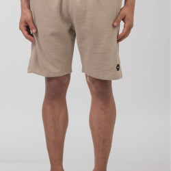 MS-6010  Waffle Special Fabric Shorts Lt. Grey