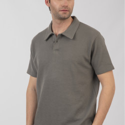 PS-3051 Waffle Special Fabric Polo SAGE GREEN