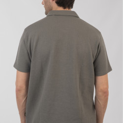 PS-3051 Waffle Special Fabric Polo SAGE GREEN