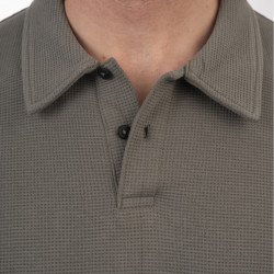 PS-3051 Waffle Special Fabric Polo SAGE GREEN