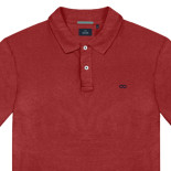Plain Cotton Poloshirt Red