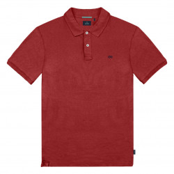 3032 - Plain Cotton Poloshirt Red