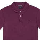 Plain Cotton Poloshirt Rasberry