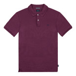 Plain Cotton Poloshirt Rasberry