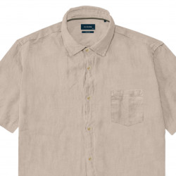GS-5086 Linen/Cotton Shirt Beige
