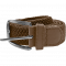 Braided Elastic Belt Tan Brown 3.5cm wide