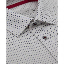 4280 - Printed Cotton Shirt White