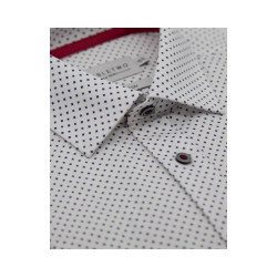 Printed Cotton Shirt White